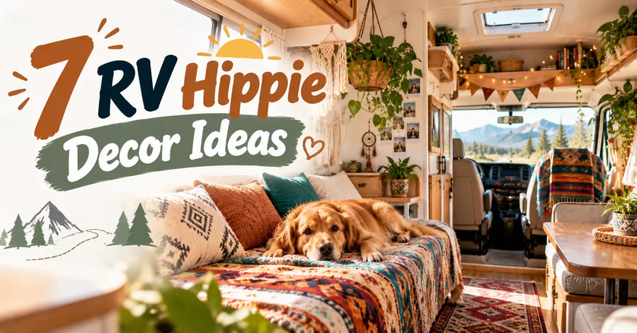 7 RV Hippie Decor Ideas to Create a Cozy Bohemian Home on Wheels