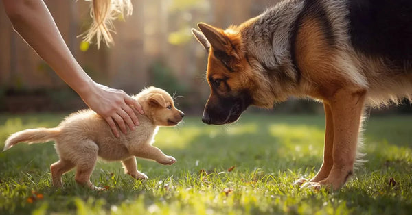Challenges of raising a puppy when having older dog