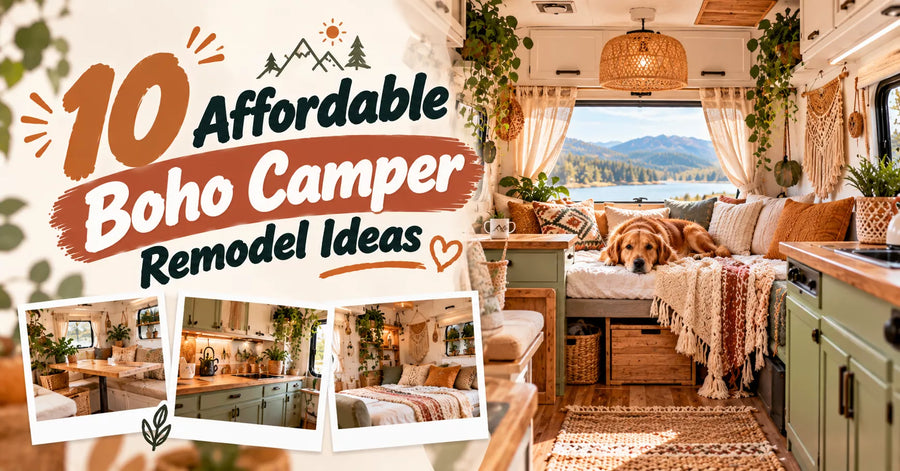 10 Affordable Boho Camper Remodel Ideas