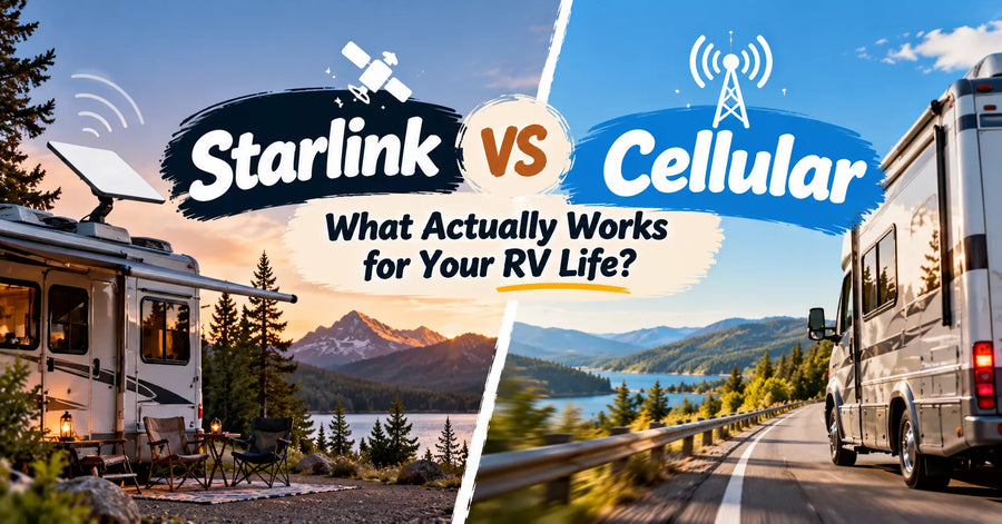 Starlink vs Cellular – What Actually Works for Your RV Life?