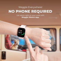 Waggle Home and Roam Bundle featuring portable security camera and smart home accessories in sleek design.