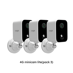 RV 4G Mini Camera— 4G Mini Cam Lite/ White/ Pack of 3