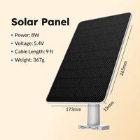 Waggle RV 4G Scout Pet Camera with solar panel for outdoor monitoring, compact design, and durable weather-resistant build.